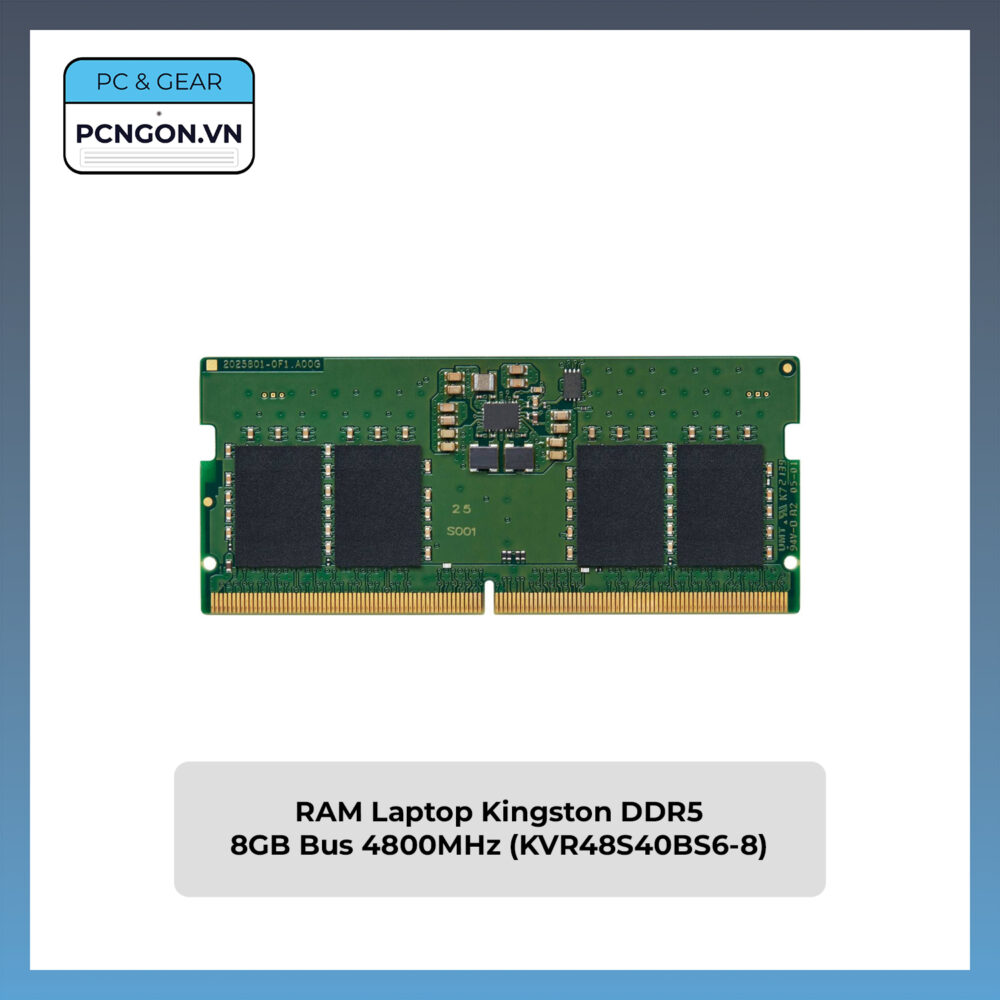 Ram Laptop Kingston Ddr5 8gb Bus 4800mhz (kvr48s40bs6-8)