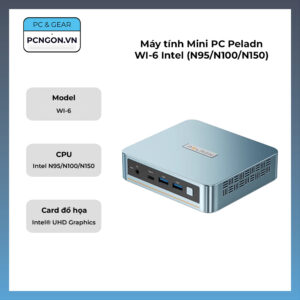 Mini Pc Peladn Wi-6 Intel N100 Nhỏ Gọn, Tinh Tế