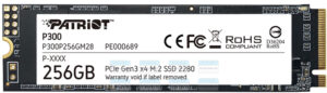 Ổ Cứng Ssd Nvme Patriot P300 256gb Gen3 X4 3