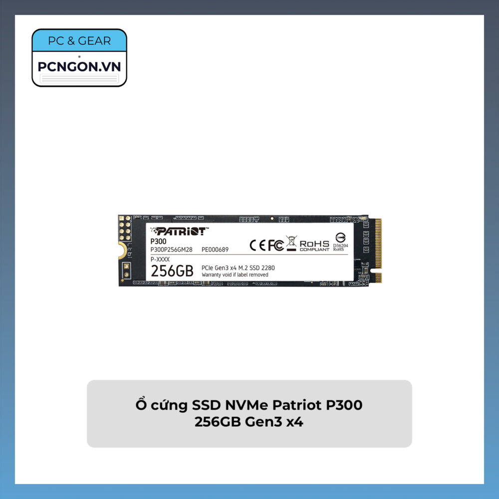 Ổ Cứng Ssd Nvme Patriot P300 256gb Gen3 X4