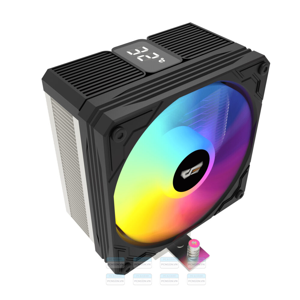 Tản Nhiệt Cpu Darkflash M400 Digital Display (black, White) (12)