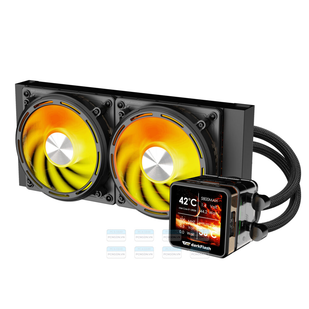 Tản Nhiệt Nước Aio Darkflash De240 (black, White) (16)
