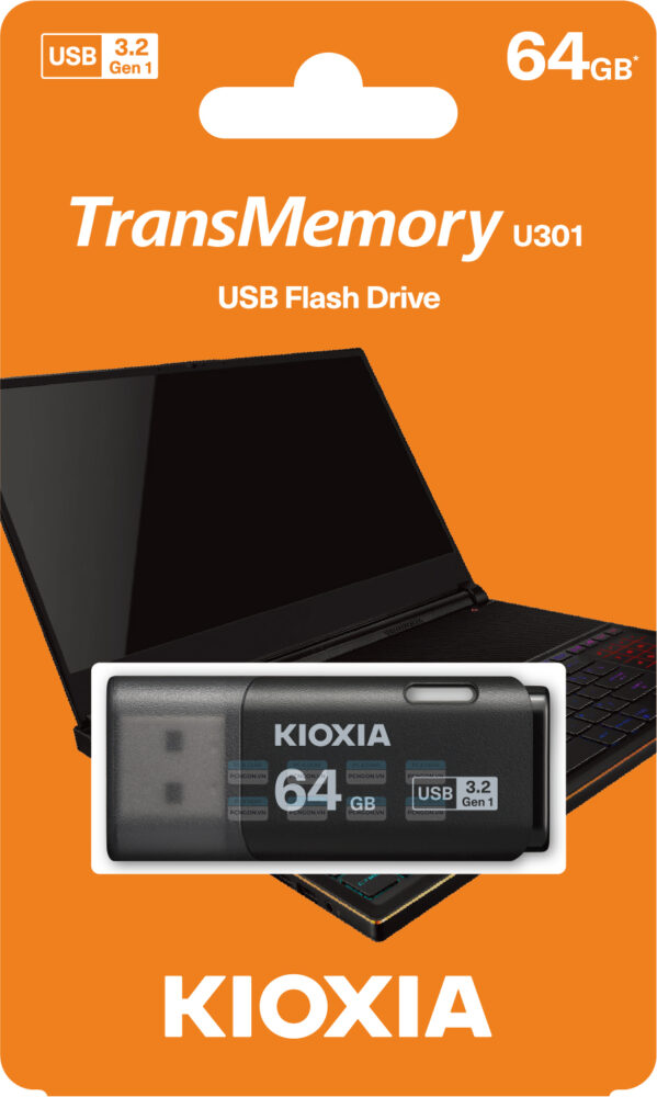 Usb Kioxia 64gb U301 Usb3.2 Gen 1 (lu301k064gg4) 2